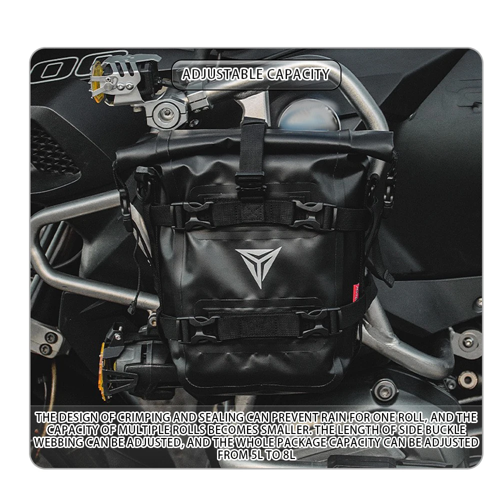 For R1200GS R1250GS ADV For HONDA NC750X CB500X Motorcycle Frame Crash Bars Waterproof Bag Bumper Repair Tool Placement Bag