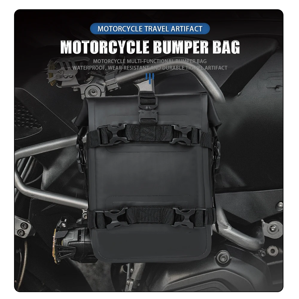 For R1200GS R1250GS ADV For HONDA NC750X CB500X Motorcycle Frame Crash Bars Waterproof Bag Bumper Repair Tool Placement Bag