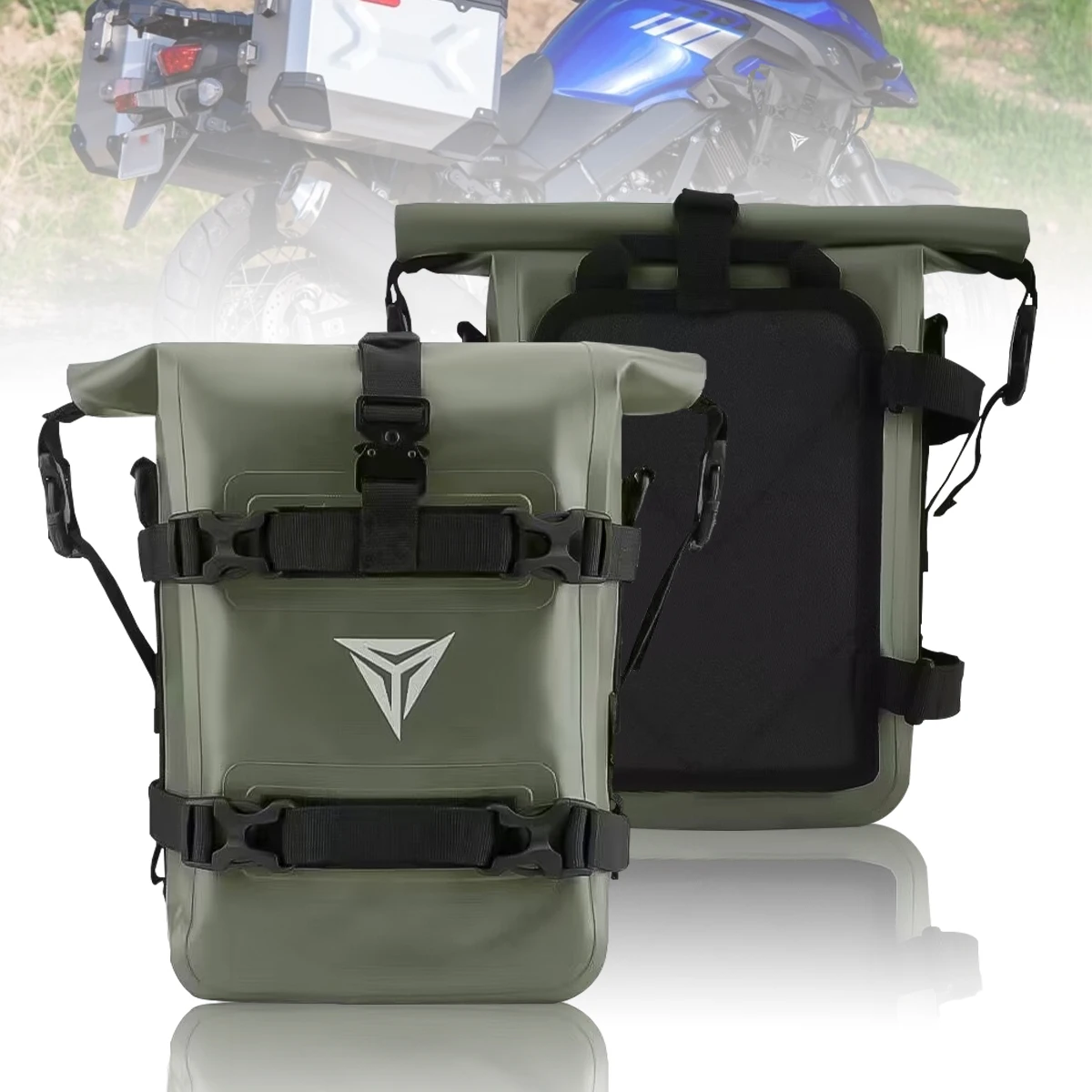For R1200GS R1250GS ADV For HONDA NC750X CB500X Motorcycle Frame Crash Bars Waterproof Bag Bumper Repair Tool Placement Bag