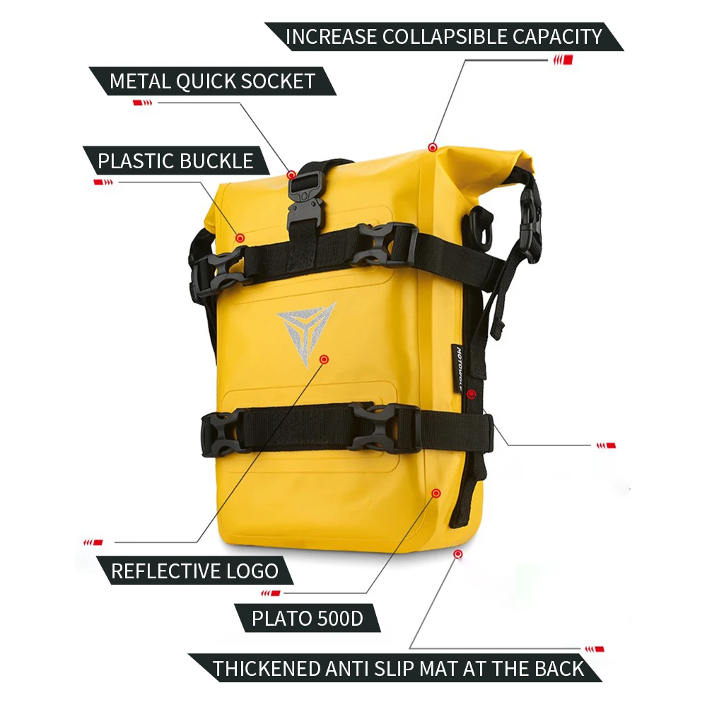 For R1200GS R1250GS ADV For HONDA NC750X CB500X Motorcycle Frame Crash Bars Waterproof Bag Bumper Repair Tool Placement Bag