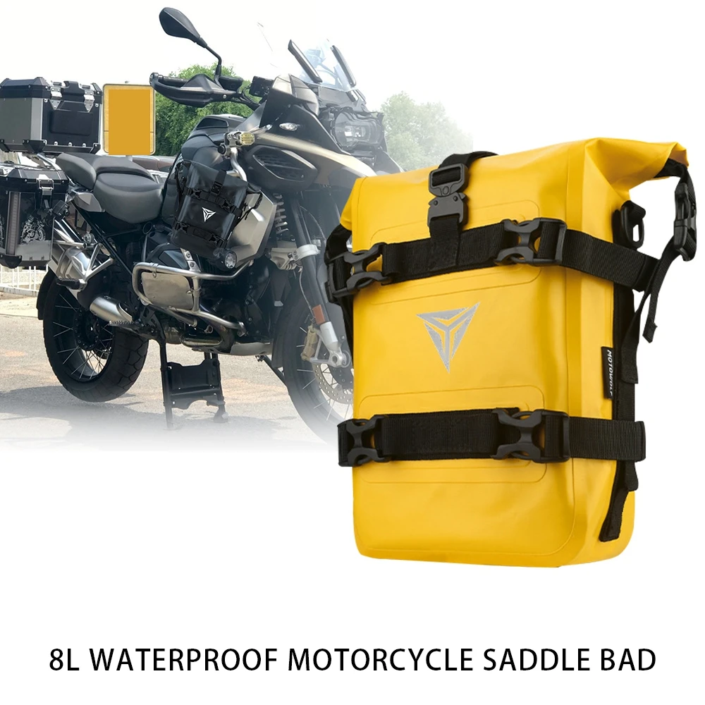 For R1200GS R1250GS ADV For HONDA NC750X CB500X Motorcycle Frame Crash Bars Waterproof Bag Bumper Repair Tool Placement Bag