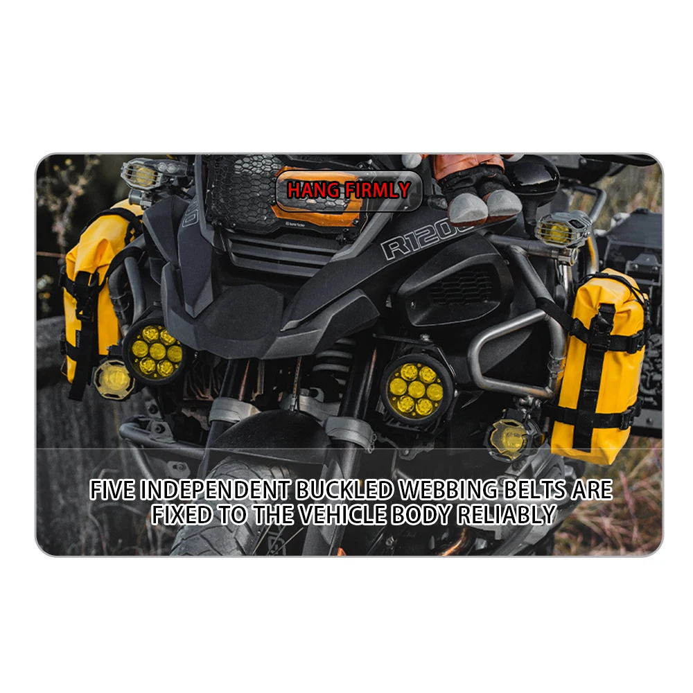 For R1200GS R1250GS ADV For HONDA NC750X CB500X Motorcycle Frame Crash Bars Waterproof Bag Bumper Repair Tool Placement Bag