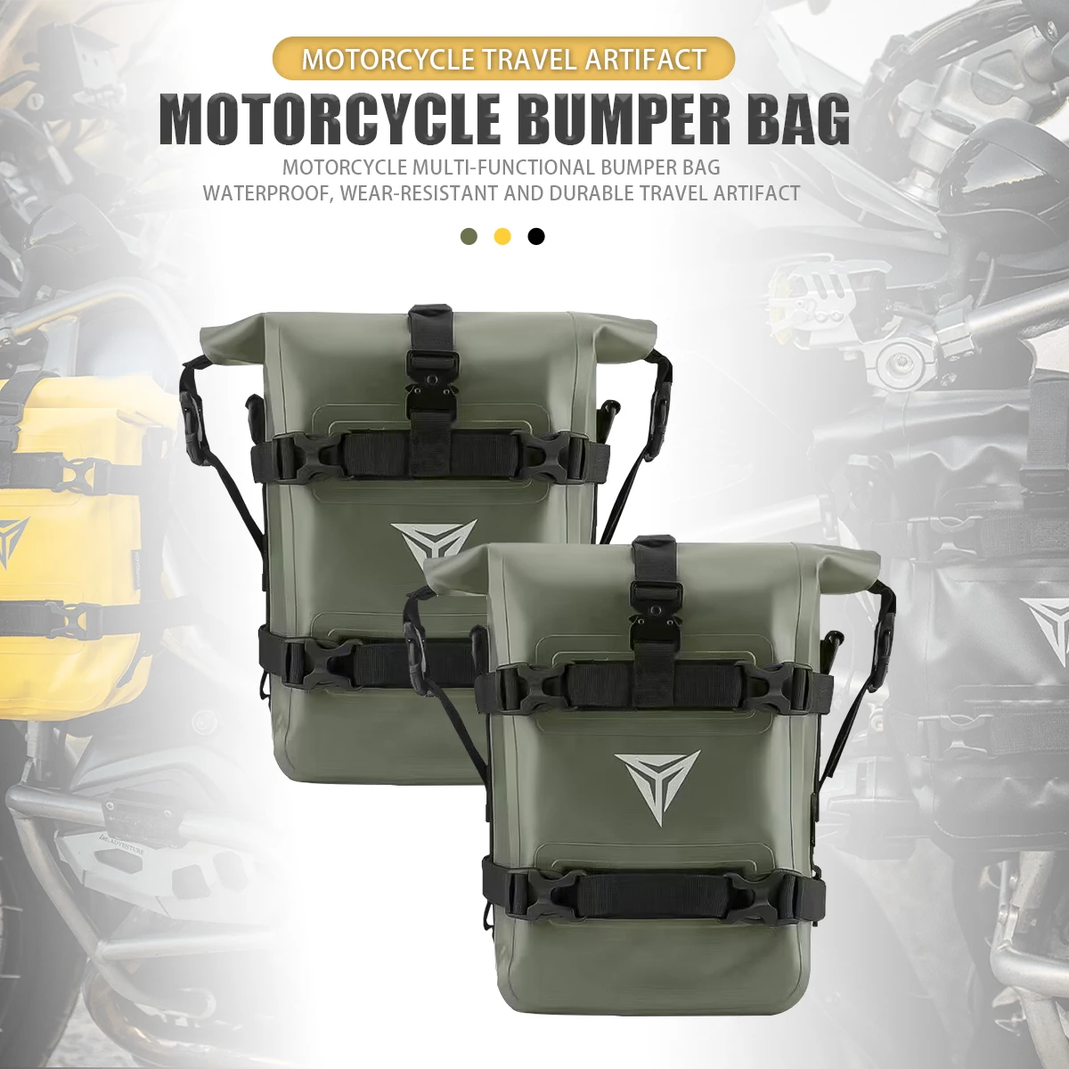 For R1200GS R1250GS ADV For HONDA NC750X CB500X Motorcycle Frame Crash Bars Waterproof Bag Bumper Repair Tool Placement Bag