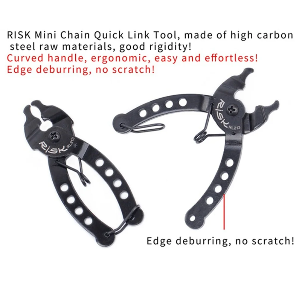 Mini Chain Quick Link Tool Bicycle Chain Link Plier Mountain Bike Chain Clamp Magic Buckle Removal Installation Hand Tools