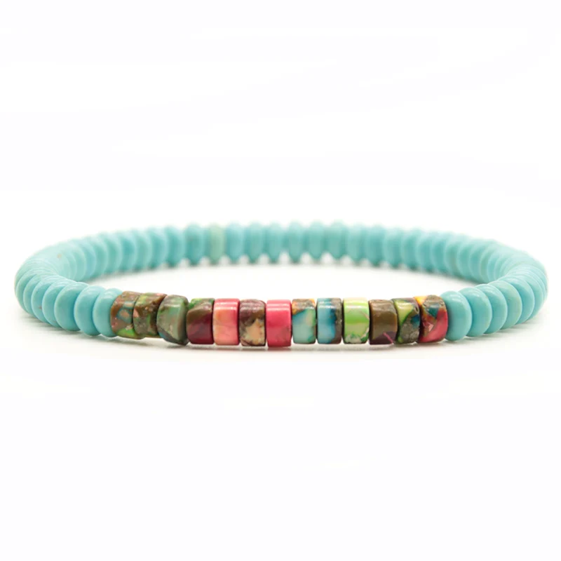 Minimalist Natural Wood Bracelets Unisex 6mm Hematite Imperial Beaded Braslet Meditation Yoga Braclet Leisure Accessories Joias