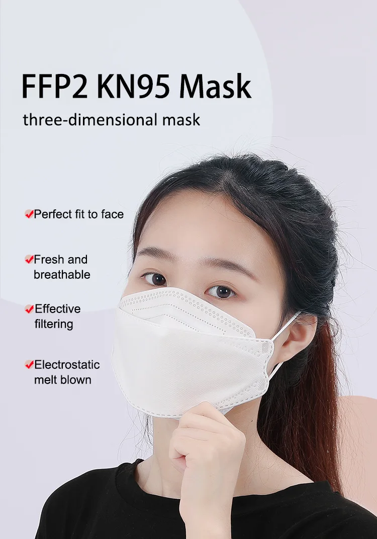10 Days Delivery! Approved FFP2 Mask Hygienic Safety Dust Respirator Reusable Adult Face Masks FPP2 Mascarillas KN95 Fish Mask