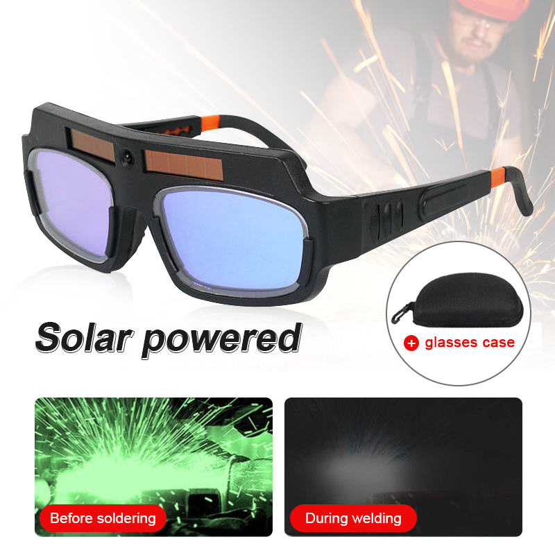 Automatic Darkening Dimming Welding Glasses Anti-glare Argon Arc Welding Glasses Welder Eye Protection Goggles Tools