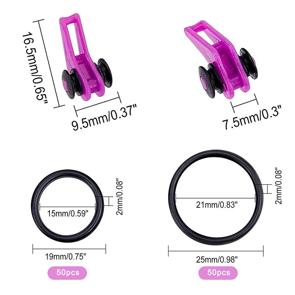 Fishing Bait Keeper 10PCS Mixed Colors Secure Holder Hook Ring Worm Lure Clasp Angle Hanger for Rod Jig Casting Tackle