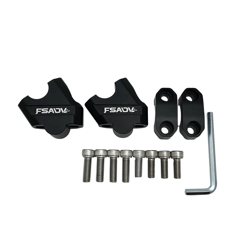 NEW 22mm 28mm Motorcycle Handlebar Riser Motocross Heightening Clamp Mount Pit Bike For Benelli For BMW For Yamaha For Honda