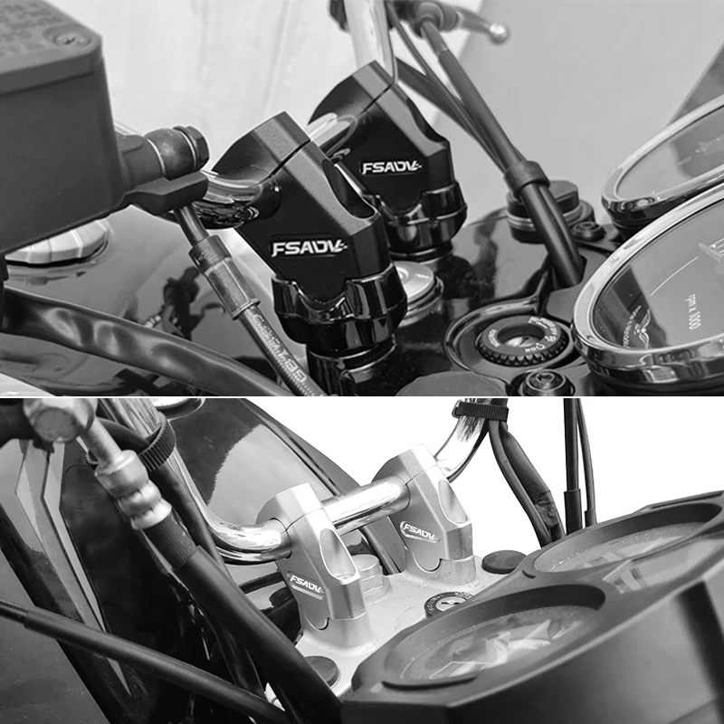 NEW 22mm 28mm Motorcycle Handlebar Riser Motocross Heightening Clamp Mount Pit Bike For Benelli For BMW For Yamaha For Honda
