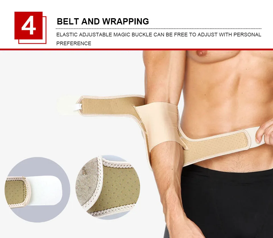 AOLIKES 1PCS Elbow Brace, Reversible Support Wrap for Joint, Arthritis Pain Relief, Tendonitis, Sports Injury Recovery