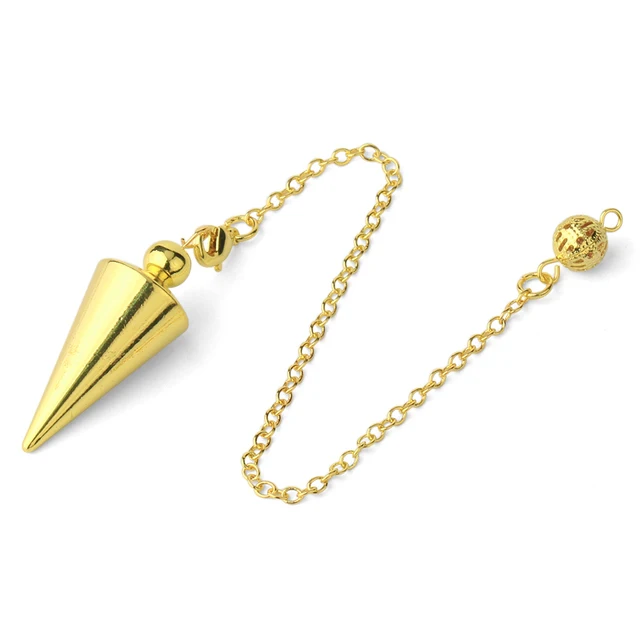 20pcs / Lot Bulk Pendulums Chains with Lobster Claw Wholesale 7 Chakra Stone Bead Charm Chain Only for Pendulum Accessories X037