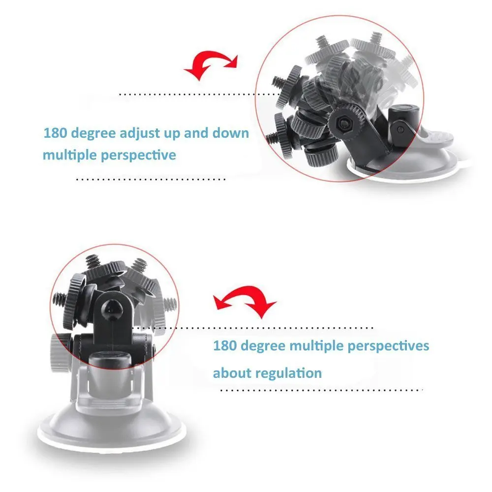 Suction Cup For Gopro Accessories Action Camera Action Cam Accessories For Car Mount Glass Monopod Holder Holding