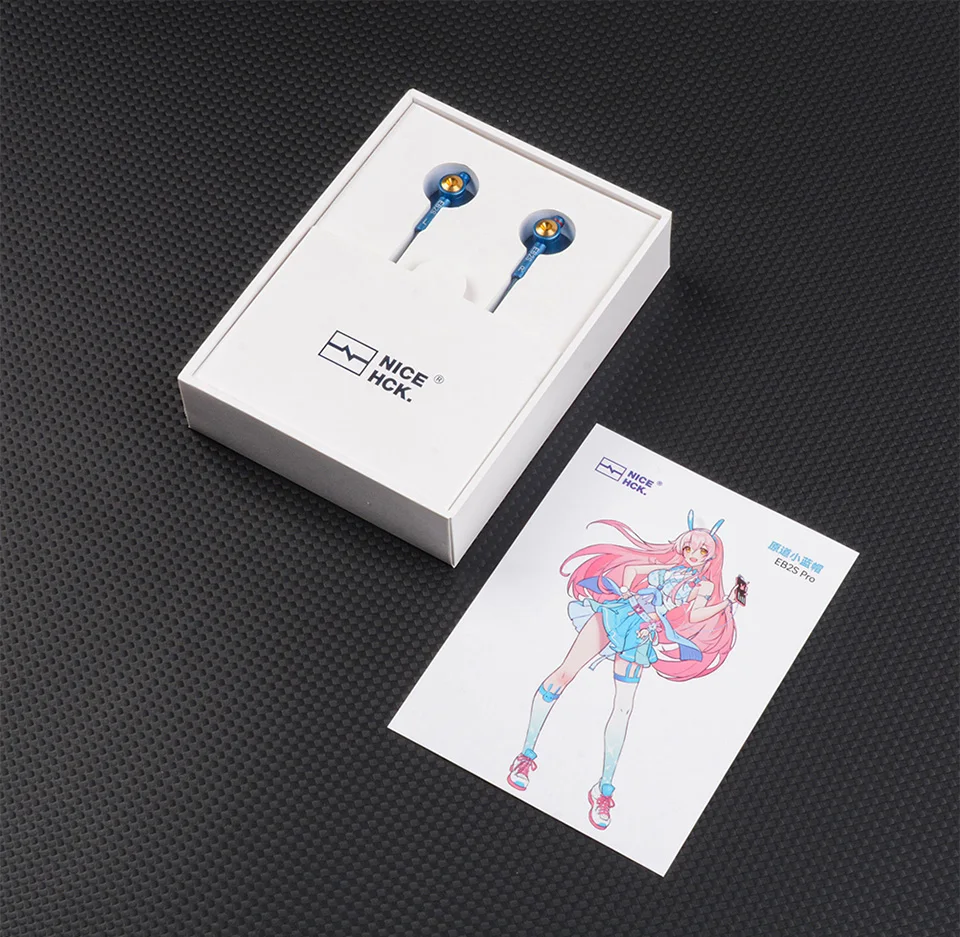 NICEHCK EB2S PRO 3.5/4.4mm Plug Microphone Flat-Head Earbud HIFI Wired Earphone 15.4mm LCP Diaphragm Dynamic Music Vocal Headset