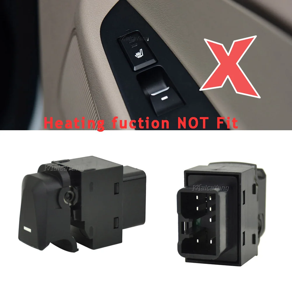 93576-2S000 Right Passenger's Power Window Switch Unit Fit for Hyundai Tucson IX35 2010 2011 2012 2013 2014 2015