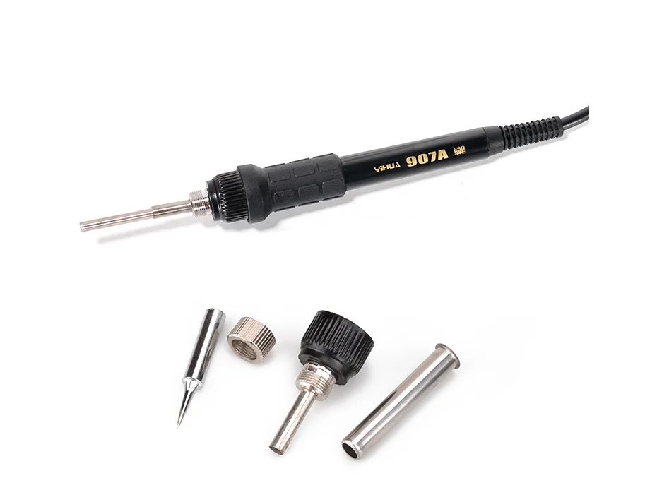 YIHUA 907A Soldering Iron Handle 50W Universal 936 Soldering Stations Electric irons 5 Holes Interface Welding Tools Accessories