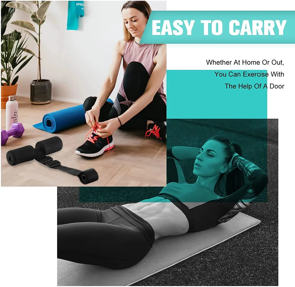 Hamstring Curl Strap Nordic Home Workout for Gear Hamstring Curls Spanish Squats Ab Workout Nordic Curl Sit Up Machine Bodybuild