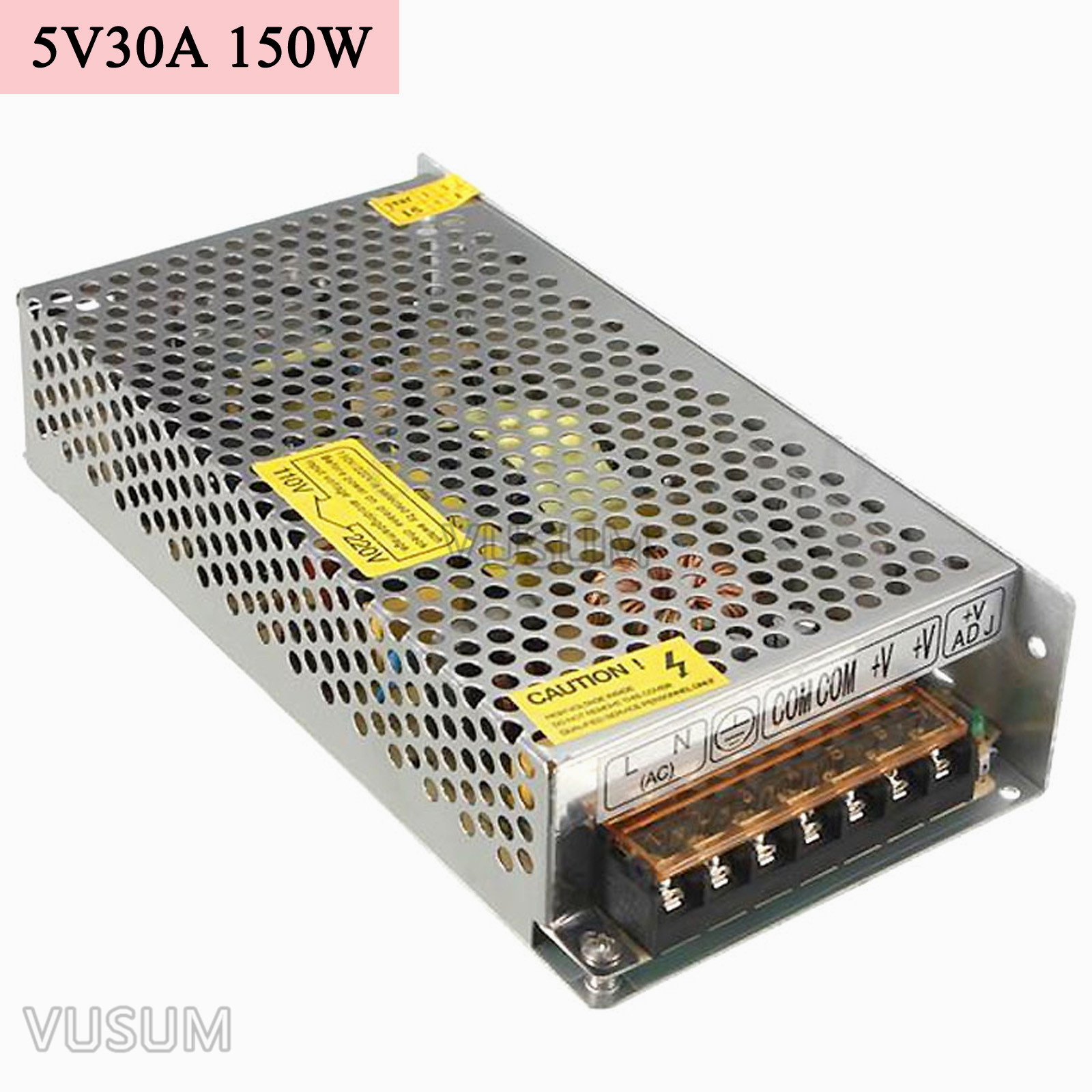 vusum Switching Led power supply 5V power supply Transformer 110V 220V AC to DC 5V 2A 6A 10A 20A 30A 40A 50A 60A 72A Driver