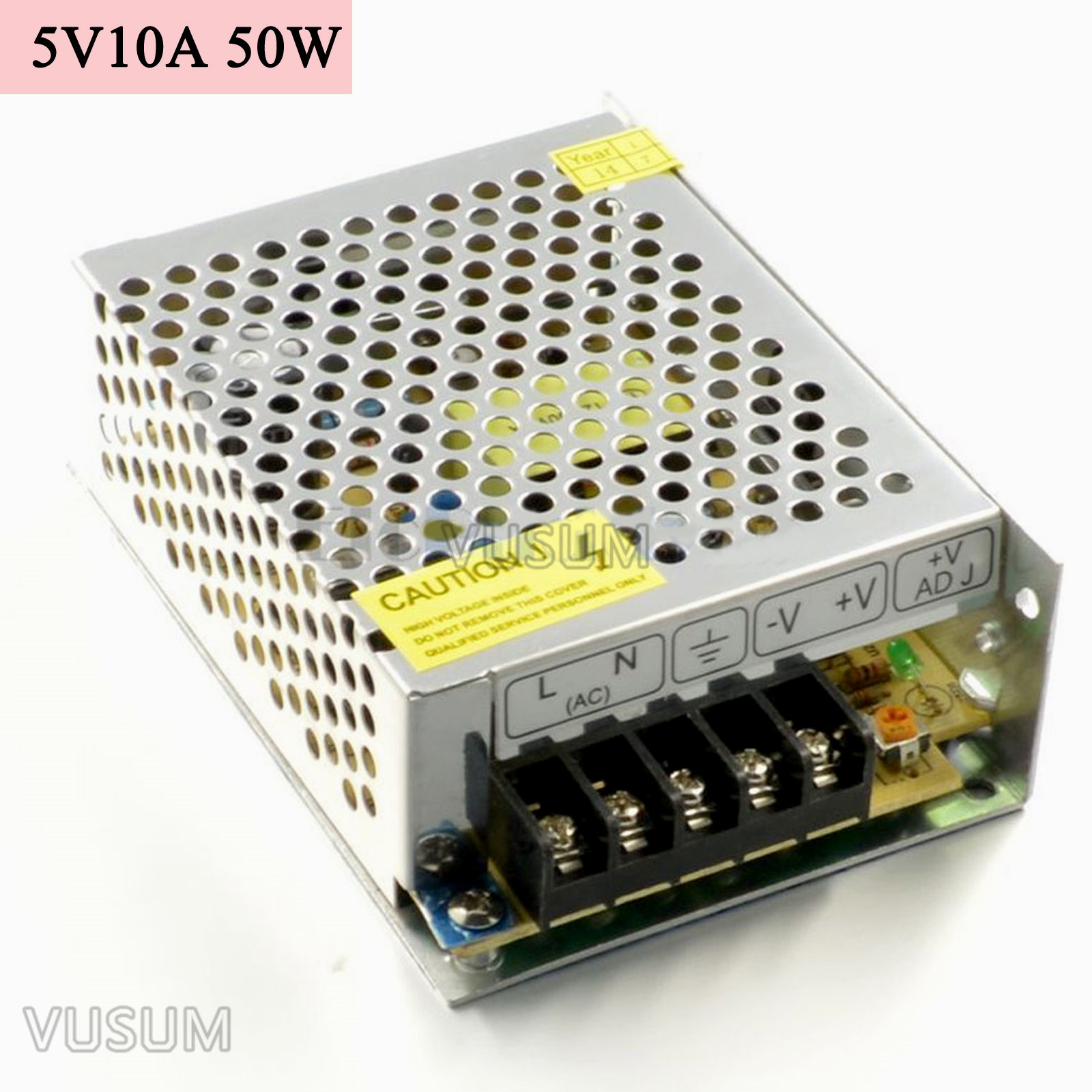 vusum Switching Led power supply 5V power supply Transformer 110V 220V AC to DC 5V 2A 6A 10A 20A 30A 40A 50A 60A 72A Driver