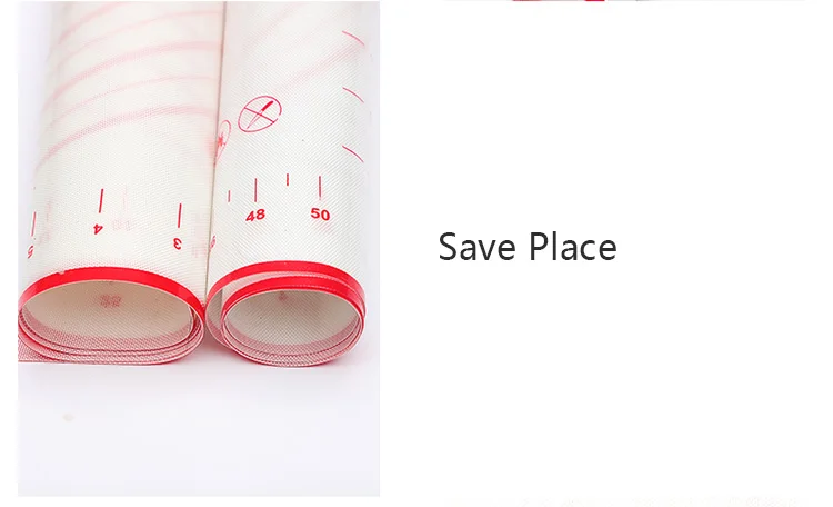 BUYYES 1PCS Silicone Baking Mat Kneading Pad Dough Mat Pizza Cake Dough Maker Kitchen Cooking Grill Non-Stick Gadgets Bakeware