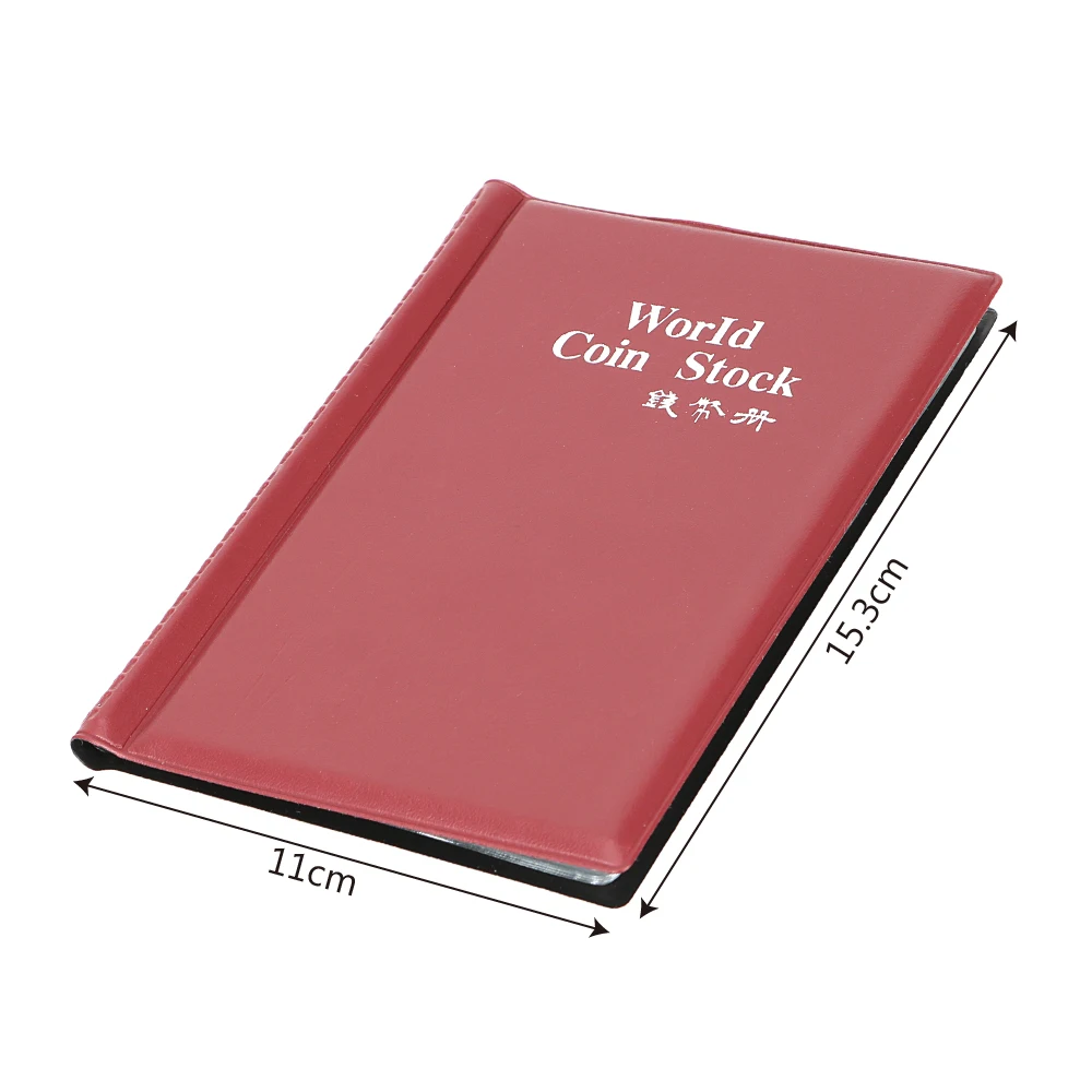 For Collector Coin Holder Albums Mini Penny Coin Storage Bag Collecting Money Organizer 120 Pockets Coins Collection Album Book