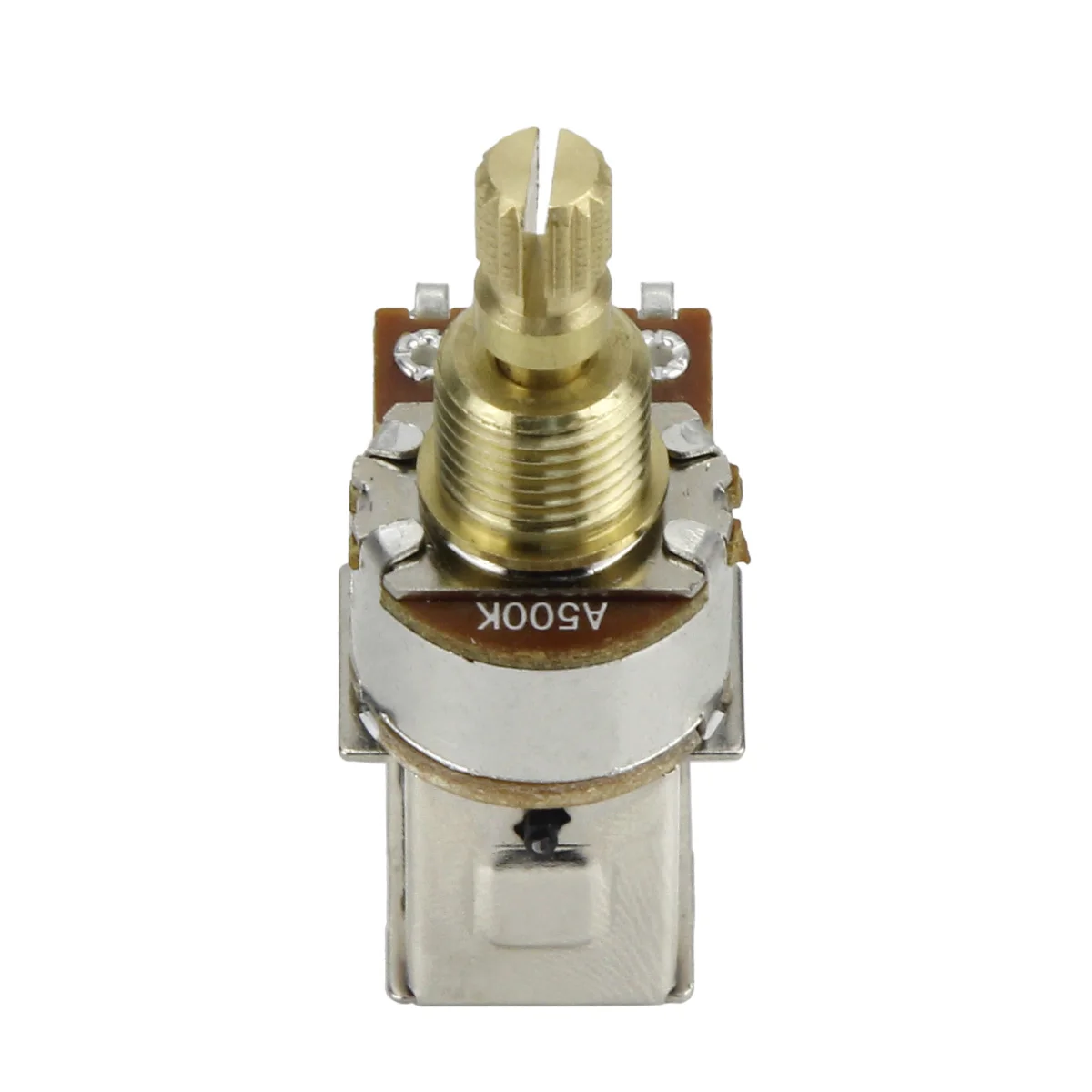 FLEOR 1pc Short Shaft Push-Push Potentiometer Electric Guitar Pot 500K / 250K Choose for Guitar Bass Parts
