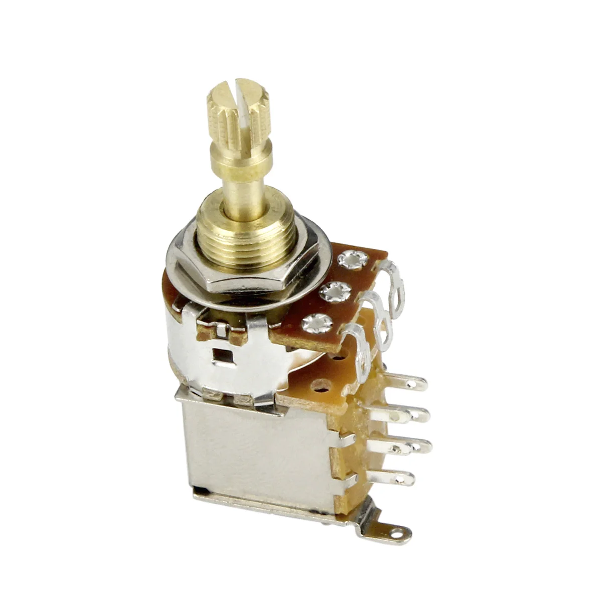 FLEOR 1pc Short Shaft Push-Push Potentiometer Electric Guitar Pot 500K / 250K Choose for Guitar Bass Parts