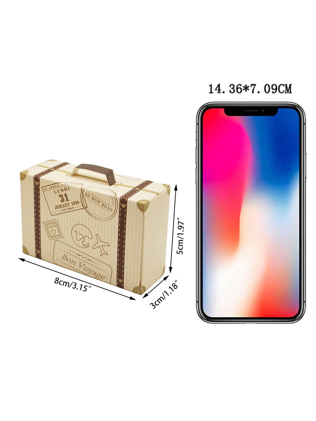 10/50pcs Hemp Rope Tag Luggage Packaging Box Candy Box Gift Box Eco-Friendly Natural Jute Twine Handle for Gift Packaging