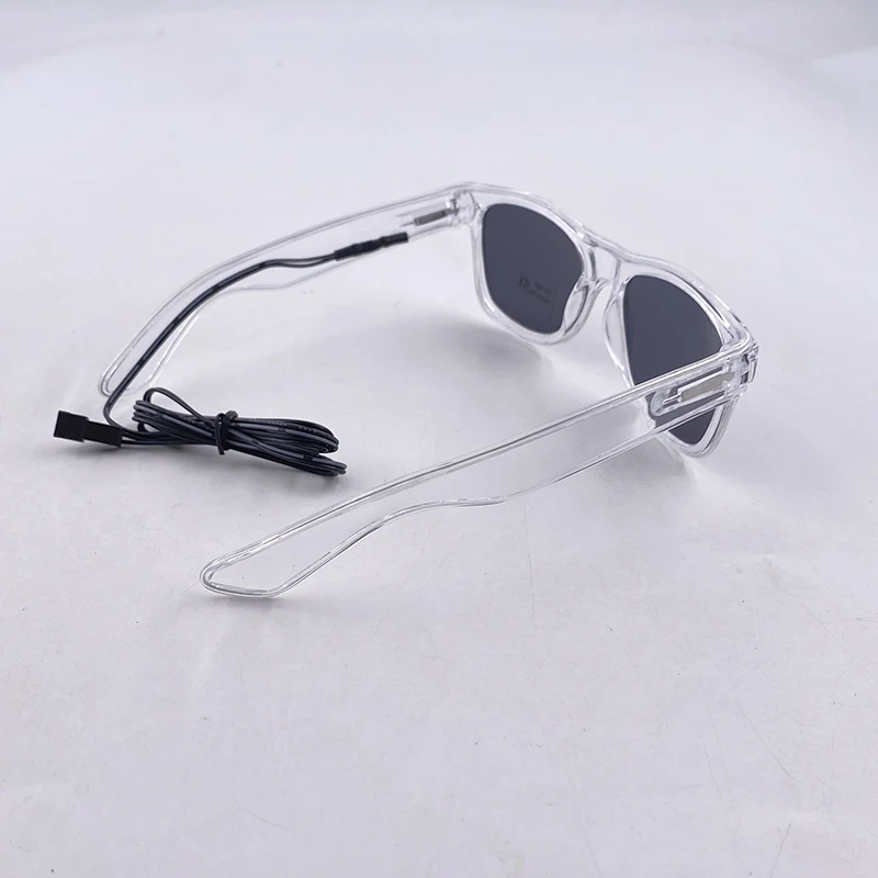 Light Up Led Glasses Neon Party Luminous Glasses EL Wire Glowing Sunglasses Novelty Gift for Adult Glow Bright Light Supplies