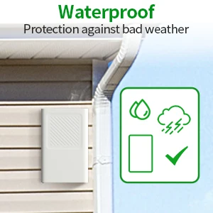Wireless Indoor Outdoor Thermometer Hygrometer Digital Temperature Humidity Monitor With Remote Sensor Home Weather Station