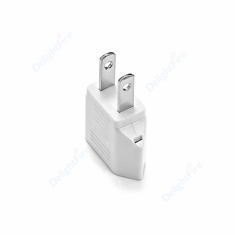 US Electrical Plug Adapter European EU To US America China CN Canada CA Travel Adapter 2Pin Plug Type A Converter Power Adaptor