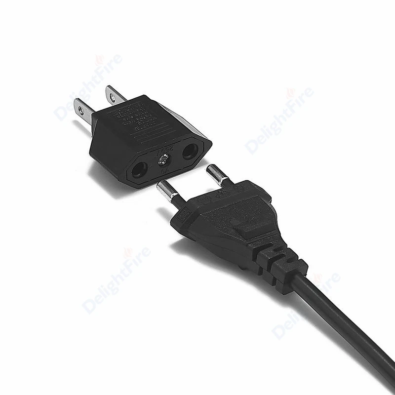 US Electrical Plug Adapter European EU To US America China CN Canada CA Travel Adapter 2Pin Plug Type A Converter Power Adaptor