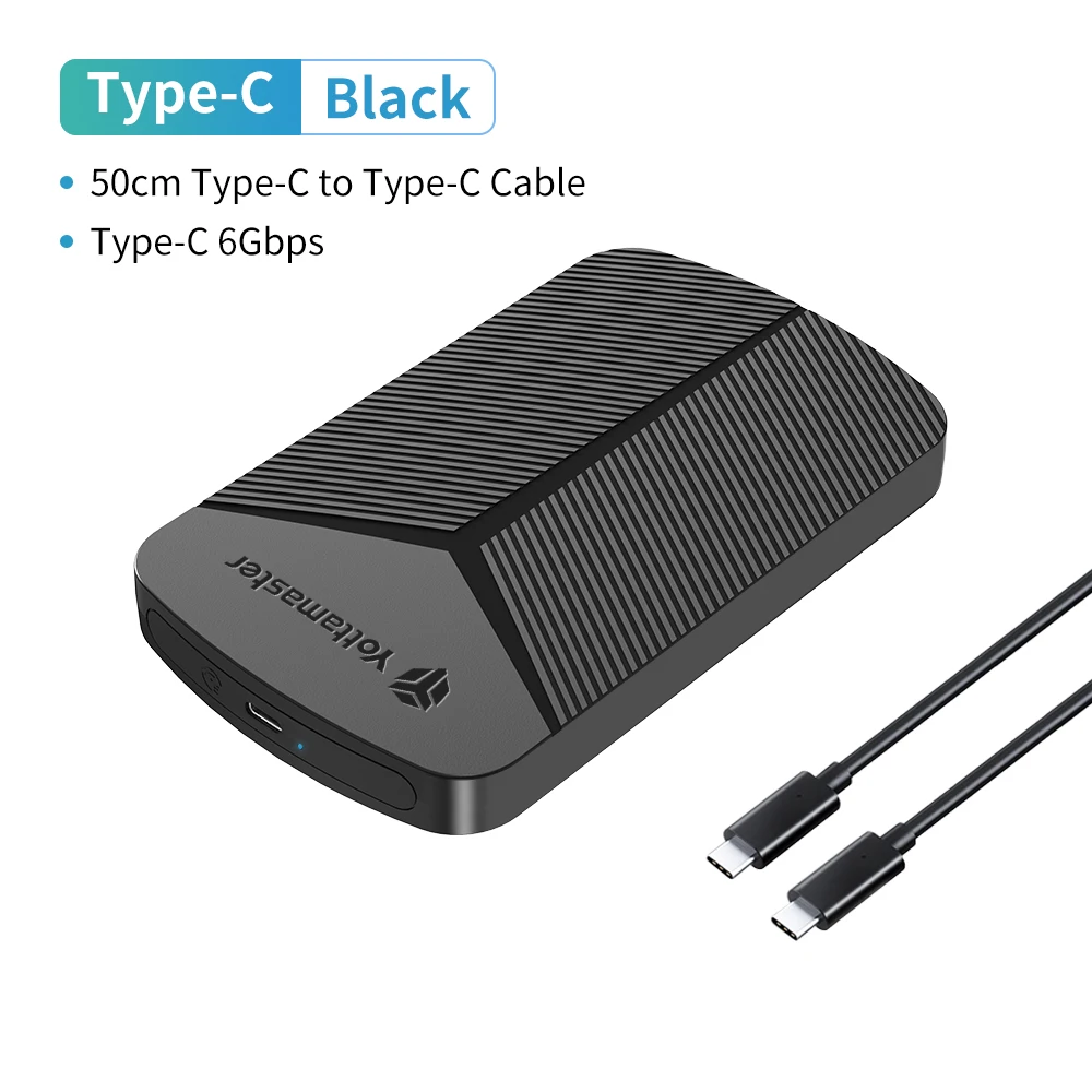 Yottamaster 2.5inch HDD Enclosure SATA to USB 3.0 Adapter Hard Disk Case 6Gbps UASP Hard Drive Enclosure for Windows Mac Linux