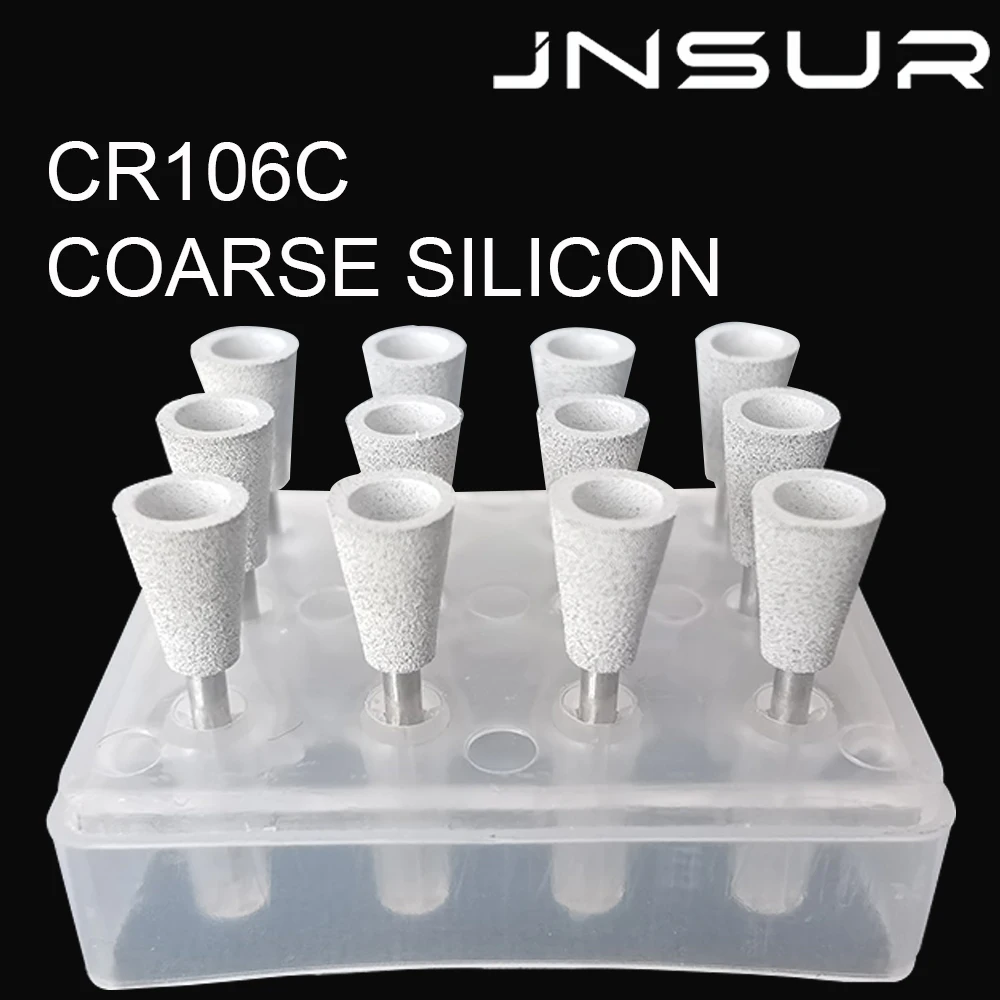 12pcs/box Dental Polisher Kit For Low-Speed Handpiece Dental Composite Kit Dentistry Porcelain/Natural Teeth/Nail Polishing
