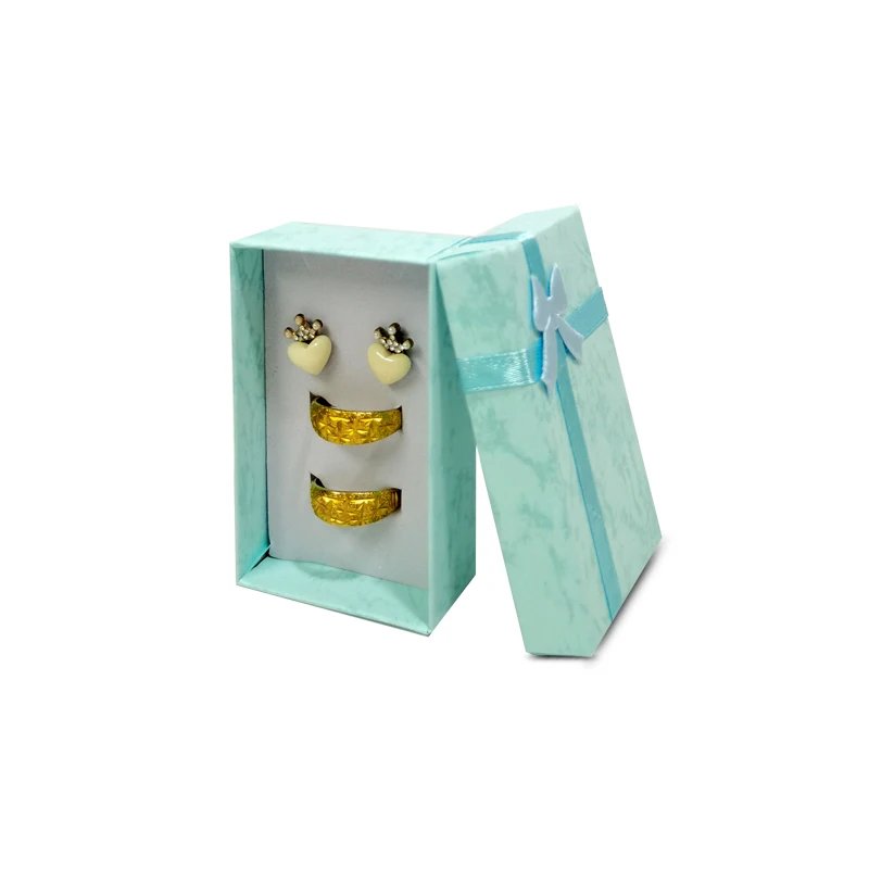 12Pcs/lot Ring Box Necklace Pendant Box Earrings Organizer Jewelry Display Holder Trinket Storage Props Gift Box 5*8*2.5cm