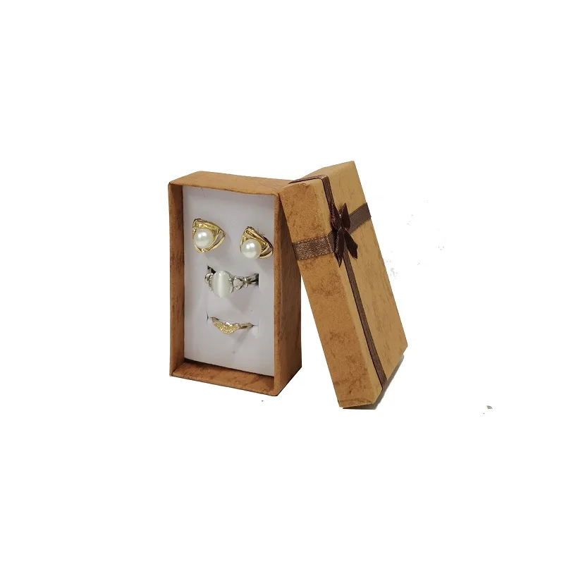 12Pcs/lot Ring Box Necklace Pendant Box Earrings Organizer Jewelry Display Holder Trinket Storage Props Gift Box 5*8*2.5cm