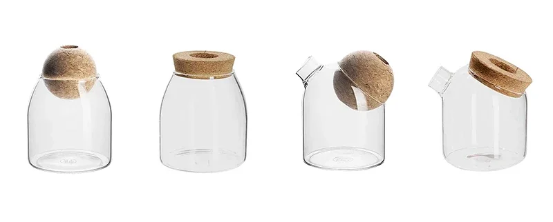 2/1 Pcs Hydroponic Plants Glass Flower Pots Home Decoration Transparent Small Vase Plant Pots With Base Tray Garden Accessories