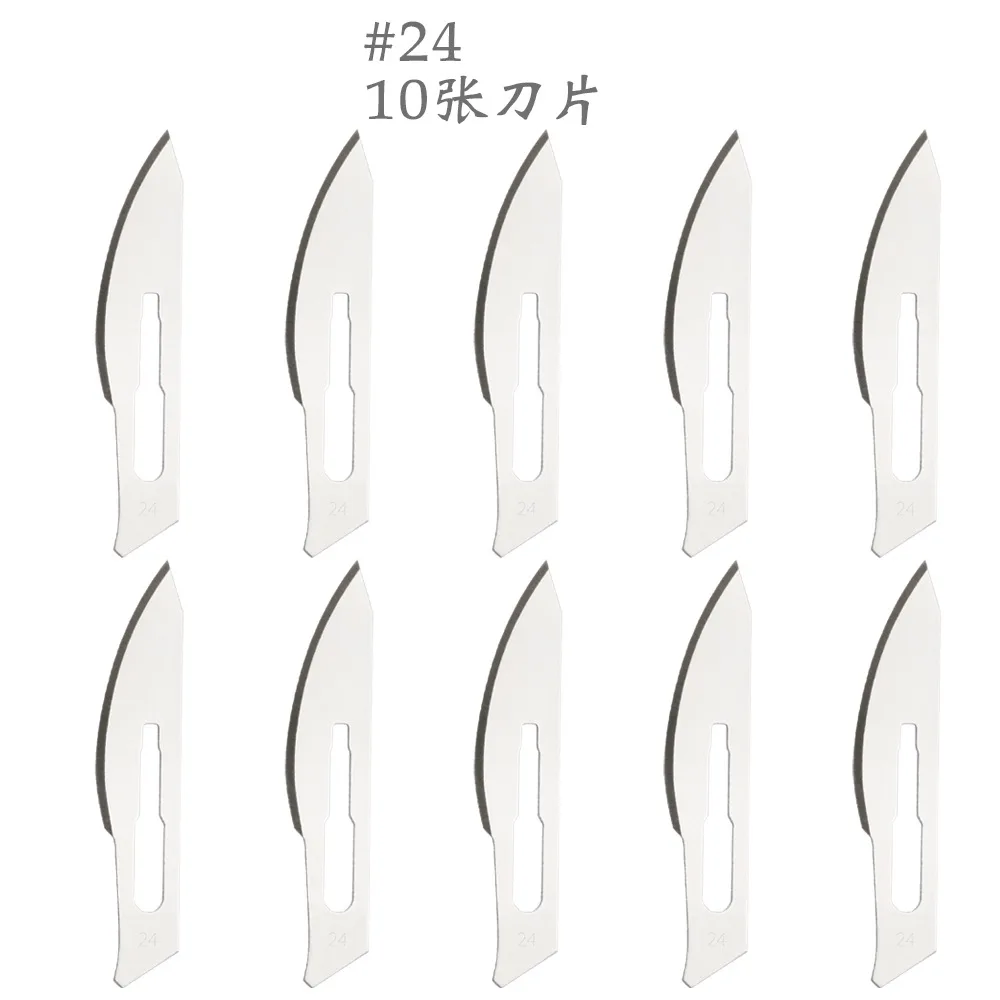 10pcs Knife DIY Wood Carving Fruit Food Scalpel Craft Sculpture Cutting Tool Metal Engraving Blades Knifes Wood Carving Disc