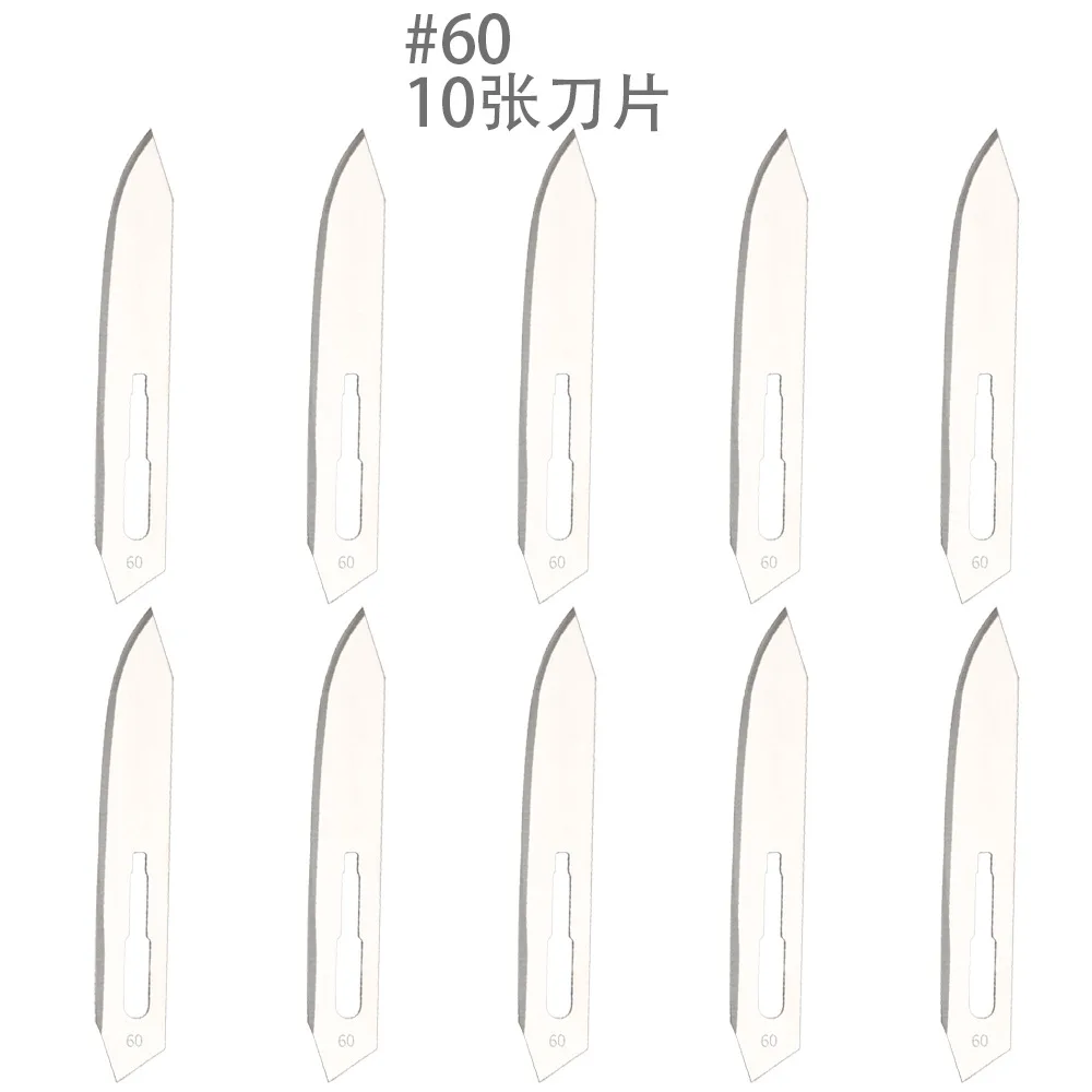 10pcs Knife DIY Wood Carving Fruit Food Scalpel Craft Sculpture Cutting Tool Metal Engraving Blades Knifes Wood Carving Disc