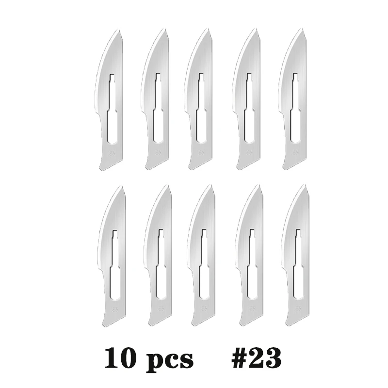 10pcs Knife DIY Wood Carving Fruit Food Scalpel Craft Sculpture Cutting Tool Metal Engraving Blades Knifes Wood Carving Disc