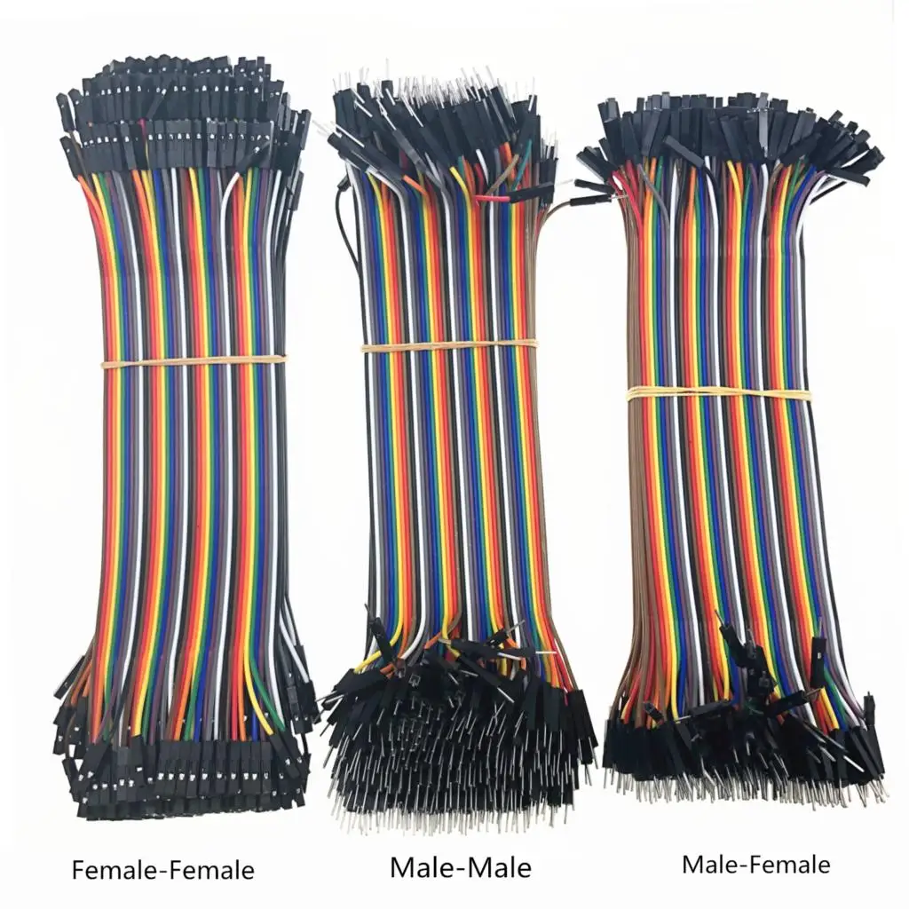 40-120pcs Dupont Line 10CM 20CM 30CM 40Pin Male to Male + Male to Female Female to Female Jumper Wire Dupont Cable for DIY KIT