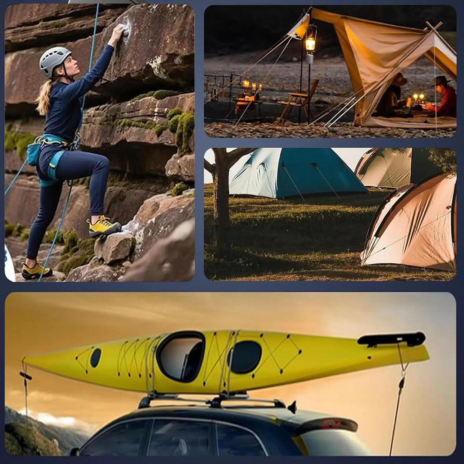 Rope Tightening Tool & Tensioner,Heavy-Duty Retractable Tie Down Rope for Camping, Tarp, Hammock,Boating & Outdoor Gear Securing