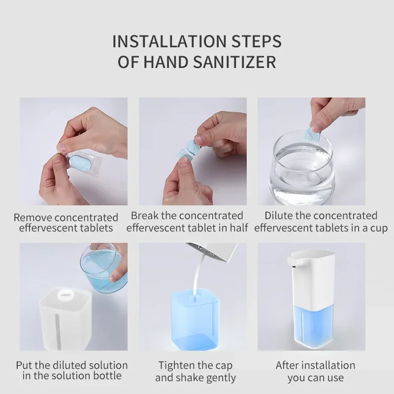 Automatic Foaming Soap Dispenser Touchless Induction Hand Washer Smart Soap Dispenser for Home Hotel Bathroom