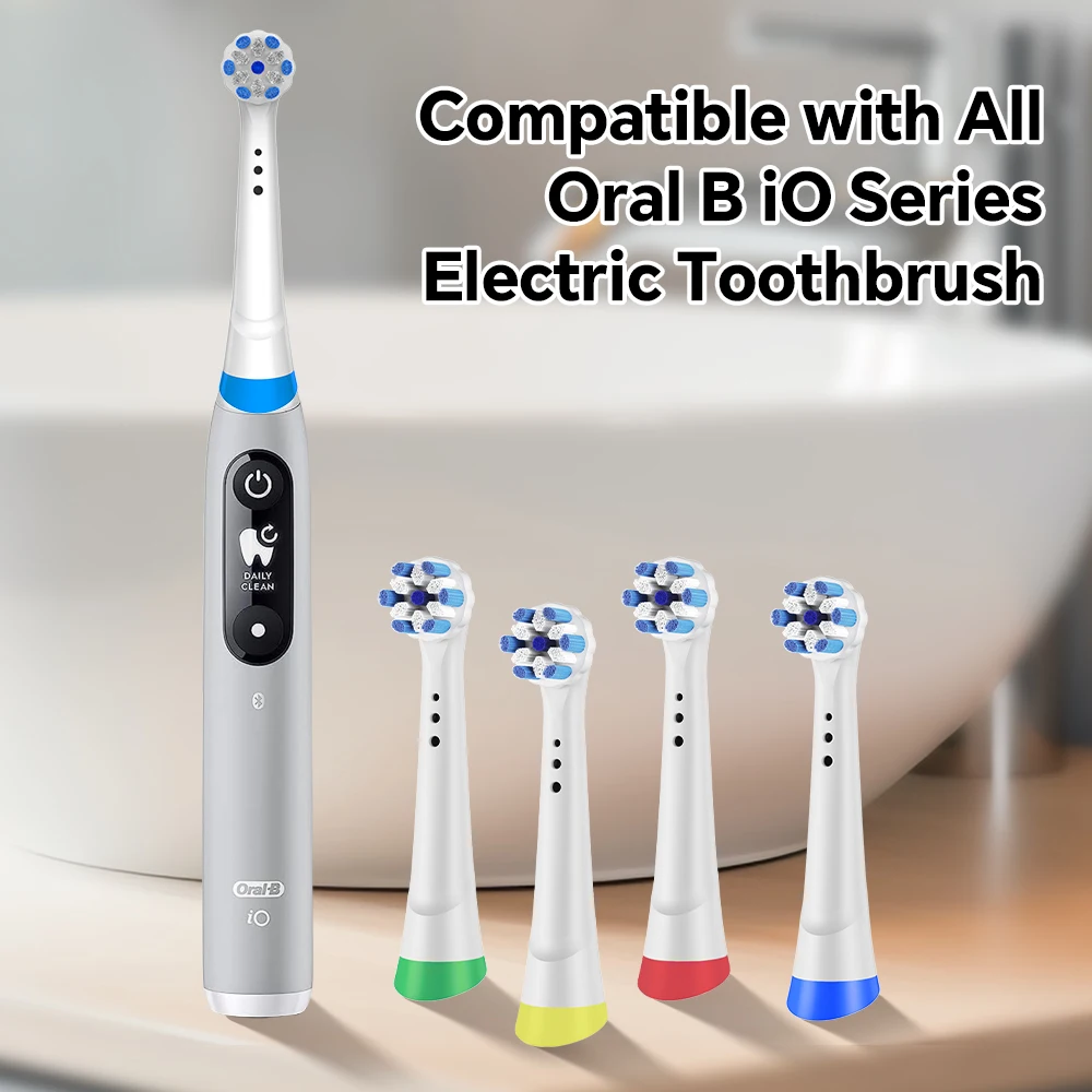 Compatible with Oral B iO Electric Toothbrush Replacement Toothbrush Brush Heads, Toothbrush Head for iO 2/3/4/5/6/7/8/9/10