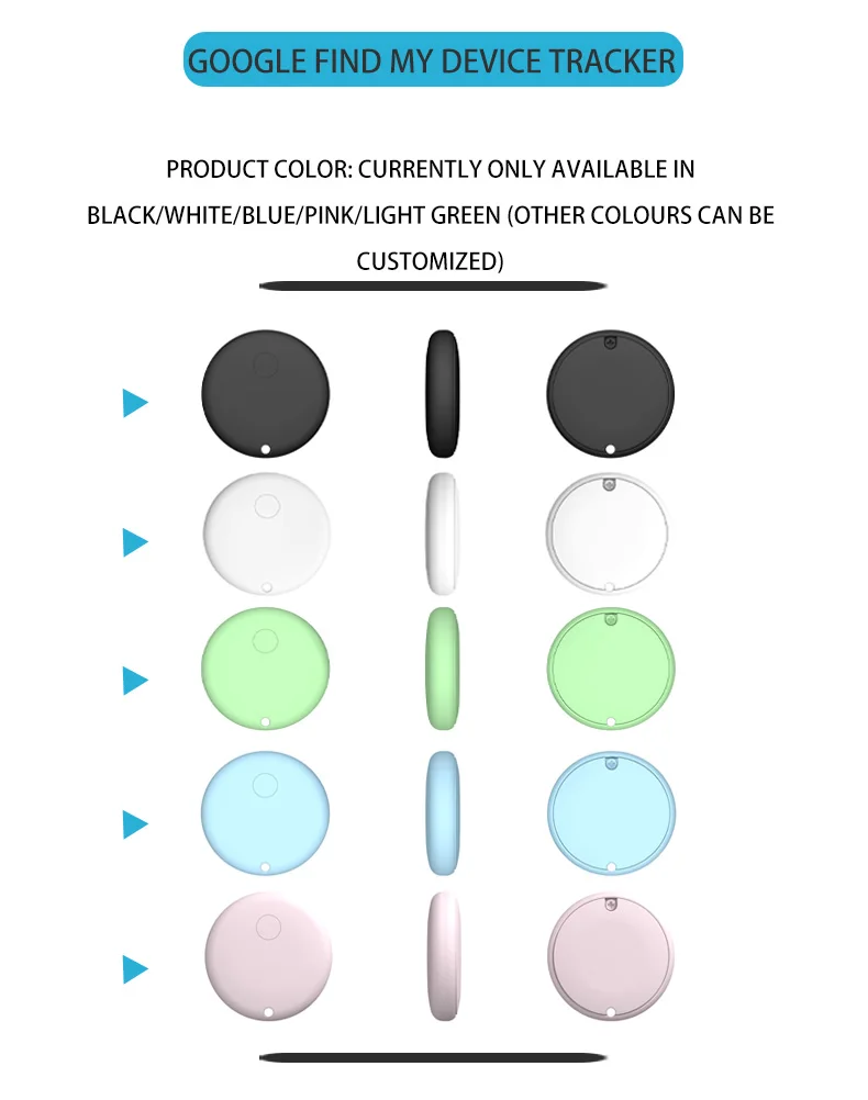 Android Anti-lose Tracker for Google Find My Positioning Far Away Finder Voice Locate Suitcase Keys Bag Toys Smart Airtag