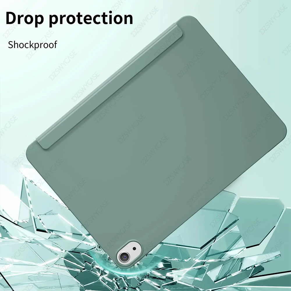 Silicone Case For iPad 10th 10.9 A16 11, Air 10.9 11 M2 M3 M4, 10.2 7/8/9th 9.7 5/6th, Pro 11 M4 M5 Protective Cover