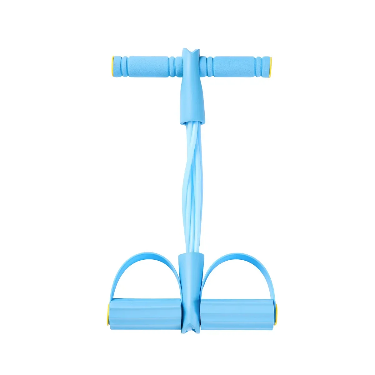 4/6 TubeElastic Yoga Pedal Puller Resistance Band Workout Pull Tension Rope for Abdomen/Waist/Leg Stretching Slimming Training
