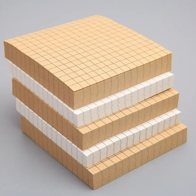 Kraft Lined Sticky Notes Self-Adhesive Stick Memo Pads Eye Protection Paper Multiple Designs Posted It Office School Supplies