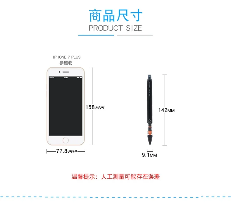 uni M5-452 Mechanical Pencil KURU TOGA Low Center Of Gravity Rotation ,0.5MM With HB/2B Lead Core Drawing Writing Stationery