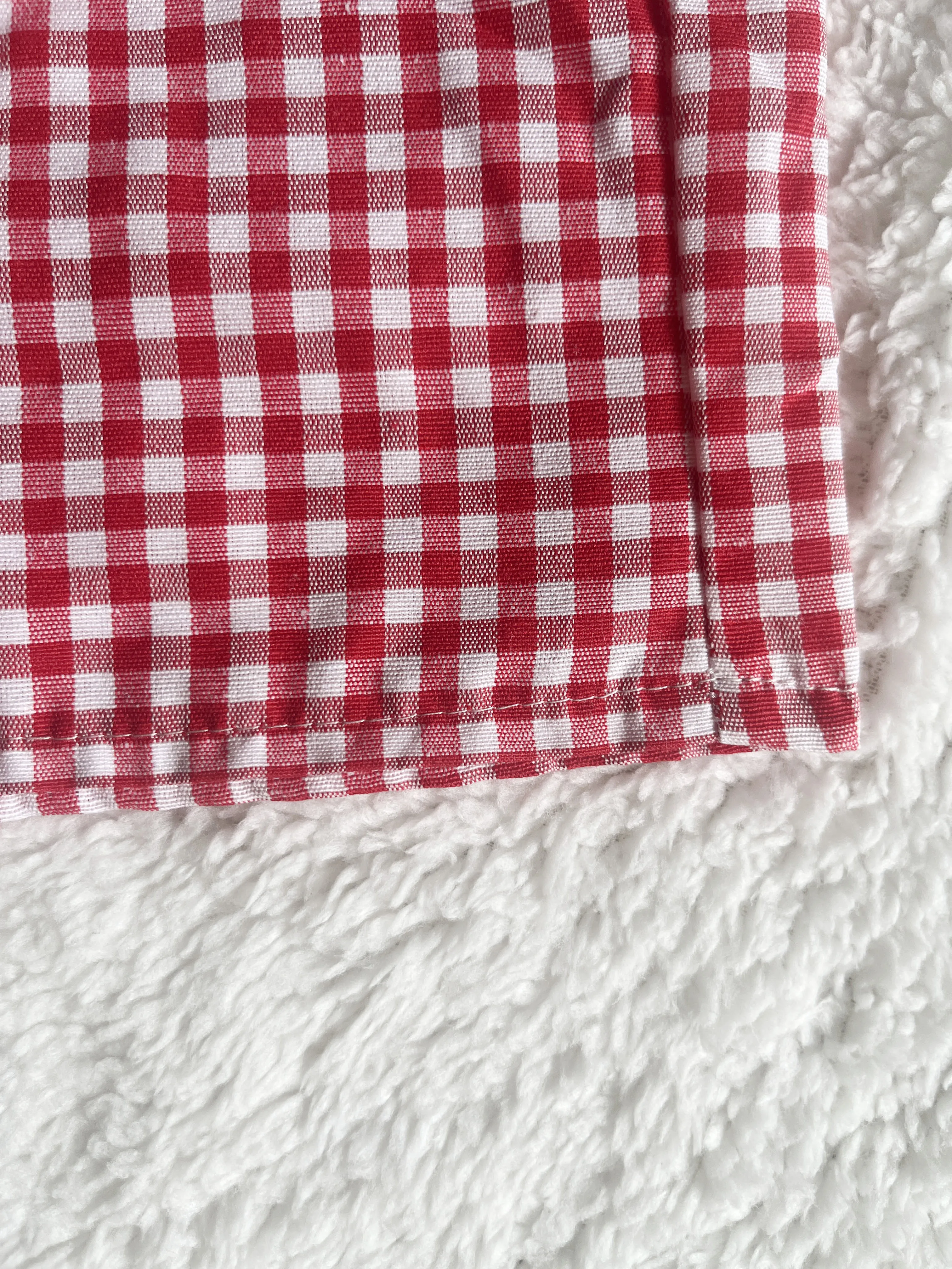 Gingham Boxer Shorts for Women Teen-girls Cute Red Gingham Check Pajamas Shorts Sleep Lounge Shorts Summer Outfit